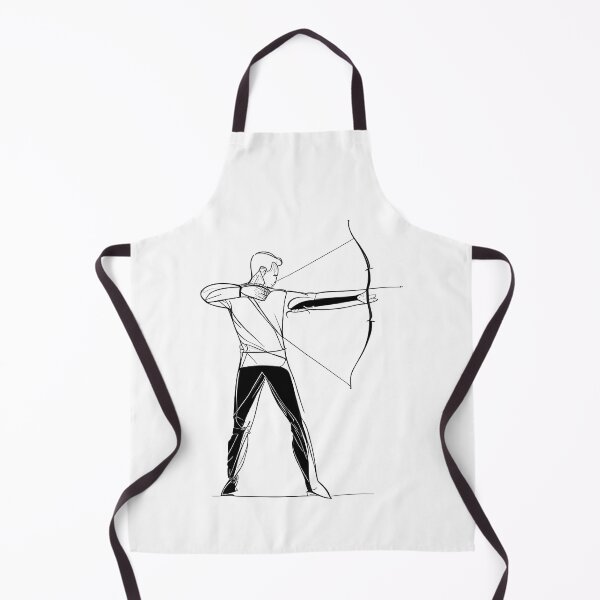 Item preview, Focused Precision: Archer Line Art designed and sold by ShadowAndSlate.