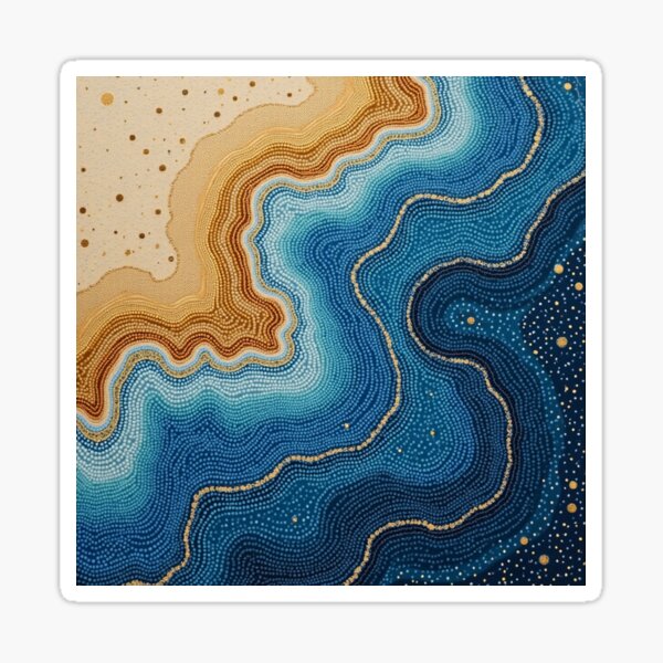 Item preview, Aboriginal Authentic Art - Oceanic Cartography designed and sold by GrinGalore.