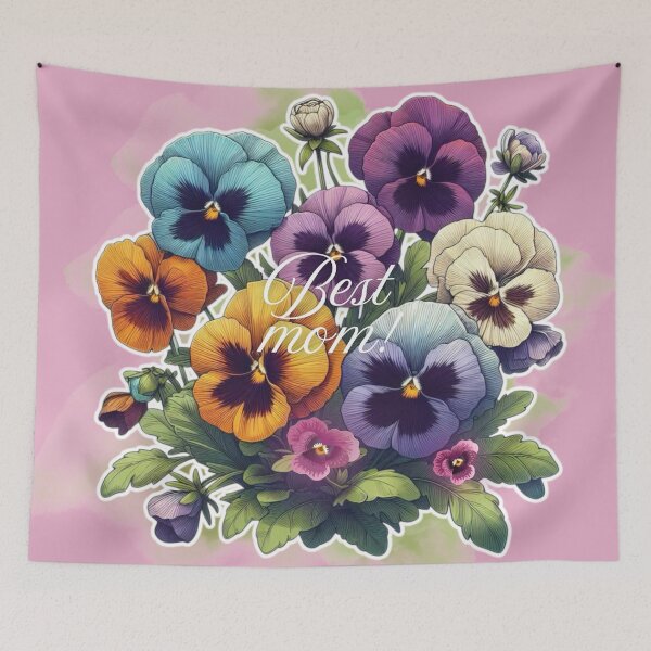 Item preview, Happy Mother’s Day! Thank you mom! Best mom! Cute greetings. Spring flowers. Special day.  designed and sold by Sugar Wisdom .