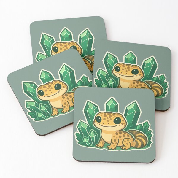 Item preview, Crystal Leopard Gekko, Gift Idea, Cottagecore designed and sold by FoxfernStudio.