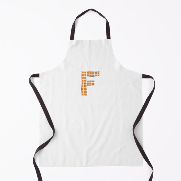 Item preview, Uppercase F - Orange Pixel Block Character designed and sold by PixelGlyphs.