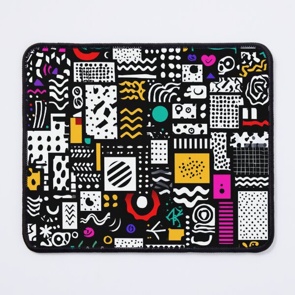Item preview, Memphis Design Chaos - Retro Pattern Explosion designed and sold by djovan.