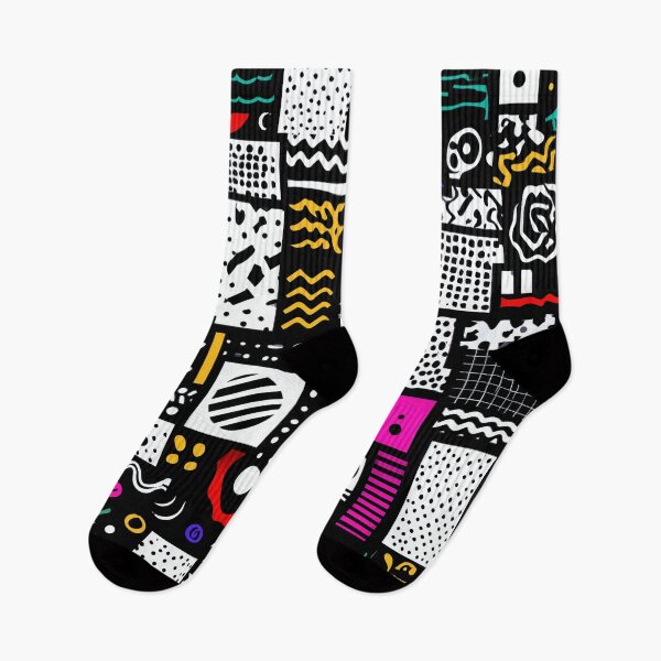Item preview, Memphis Design Chaos - Retro Pattern Explosion designed and sold by djovan.