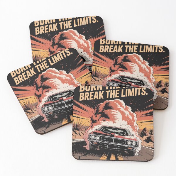 Item preview, Burn the Road Brutal Retro Car designed and sold by shirt-x.