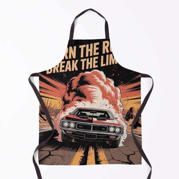Item preview, Burn the Road Brutal Retro Car designed and sold by shirt-x.