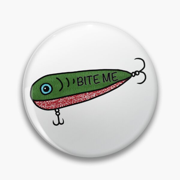 Item preview, Bite Me Green Fishing Lure designed and sold by skysoup-2.