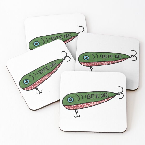 Item preview, Bite Me Green Fishing Lure designed and sold by skysoup-2.