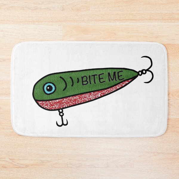 Item preview, Bite Me Green Fishing Lure designed and sold by skysoup-2.