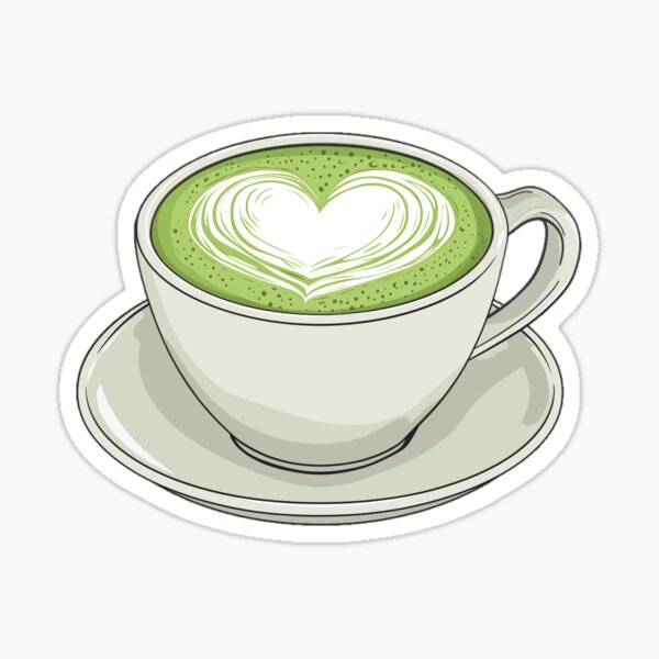 Item preview, Arte Matcha Latte designed and sold by sakurashorty.