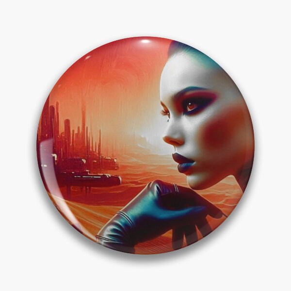 Item preview, "Desert Star Queen - Cosmic Sci-Fi Art" designed and sold by Ghost Archer Illusions.