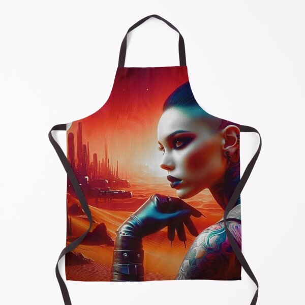 Item preview, "Desert Star Queen - Cosmic Sci-Fi Art" designed and sold by Ghost Archer Illusions.