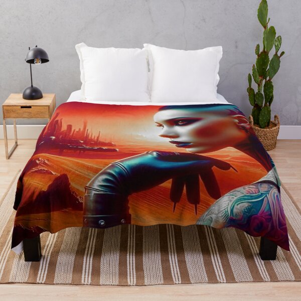 Item preview, "Desert Star Queen - Cosmic Sci-Fi Art" designed and sold by Ghost Archer Illusions.