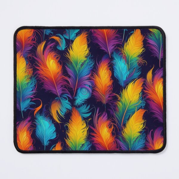 Item preview, Rainbow feathers designed and sold by tatty58.