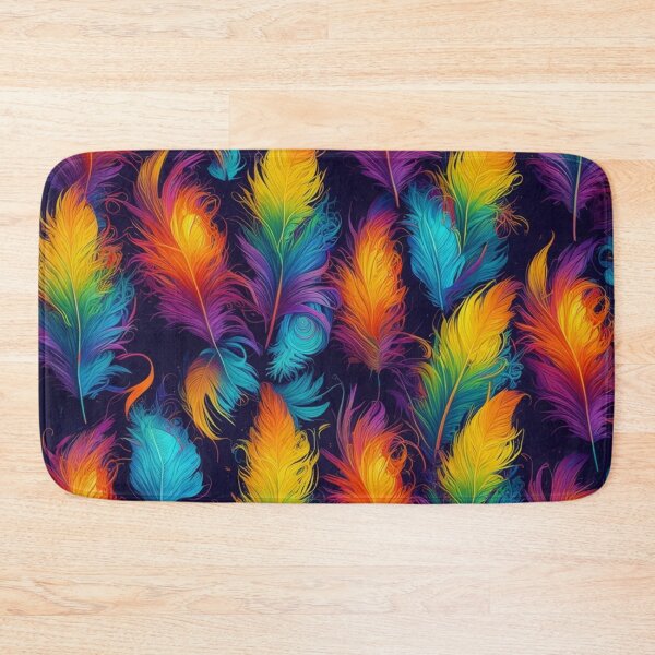 Item preview, Rainbow feathers designed and sold by tatty58.