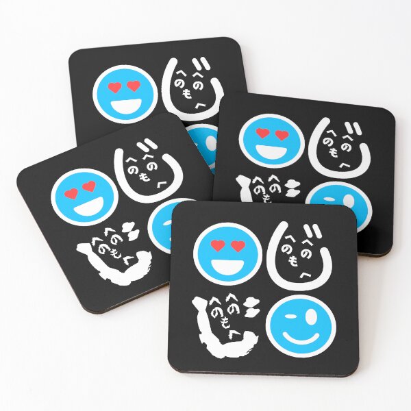 Item preview, Funny Minimalist Heno Heno Moheji Face Design – Japanese Hiragana Art designed and sold by InkSlash-Works.