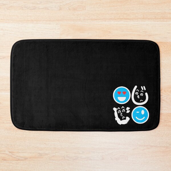 Item preview, Funny Minimalist Heno Heno Moheji Face Design – Japanese Hiragana Art designed and sold by InkSlash-Works.
