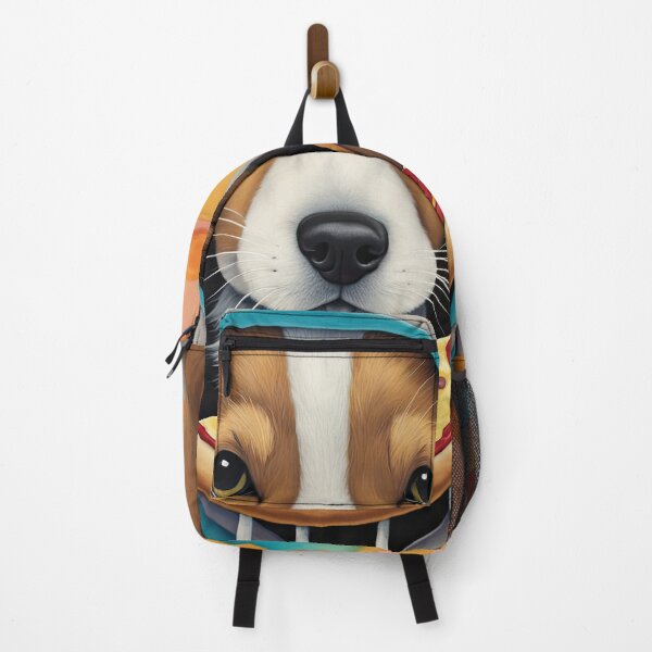 Item preview, Folk Art Puppy eating Pizza designed and sold by Colin Bentham.