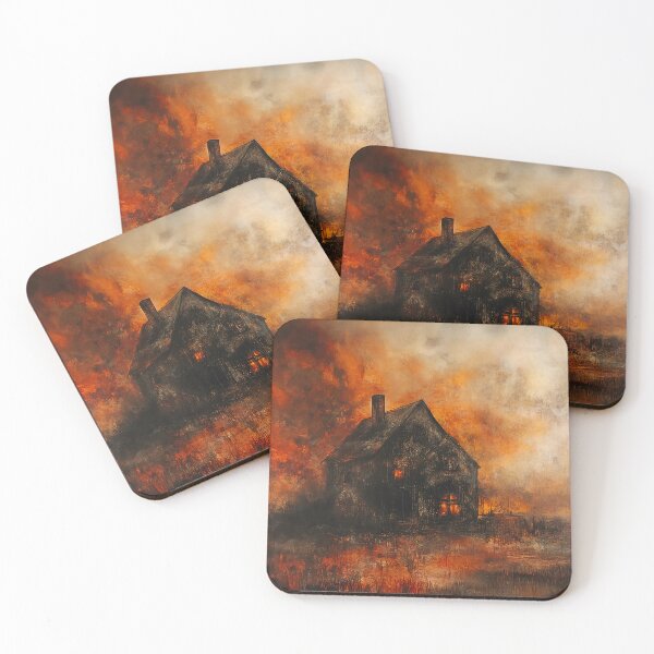 Item preview, House in the Flame Horizon by Elin Norrgård designed and sold by VelvetEchoArt.