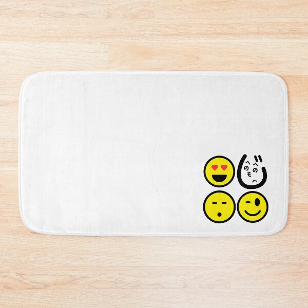 Item preview, Funny Minimalist Heno Heno Moheji Face Design – Japanese Hiragana Art designed and sold by InkSlash-Works.
