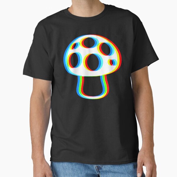 Item preview, EDM Dance Optical Illusion Mushroom  designed and sold by 3rd Eye Perceptions.