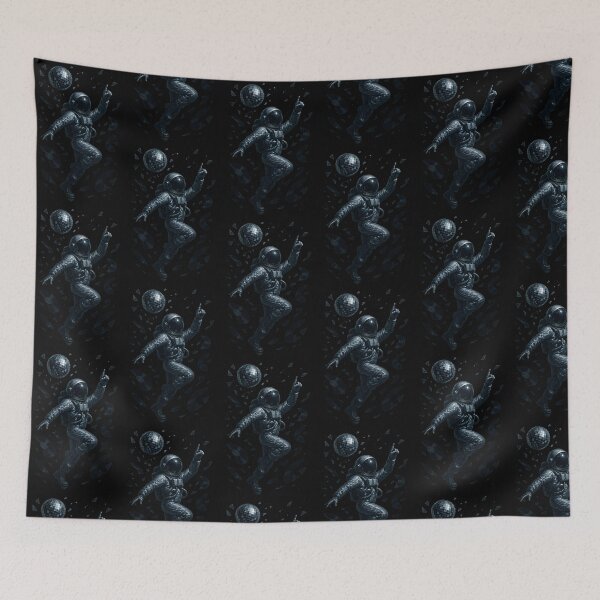 Item preview, Dancing Astronaut Space Silent Celestial Rave designed and sold by Shoot-The-Moon.