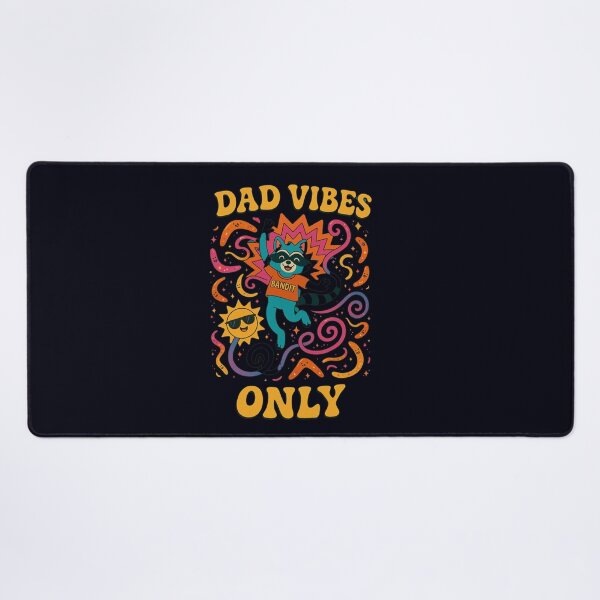 Item preview, Dad Vibes Only Retro Raccoon Cool Vibes designed and sold by Taans-Creation.