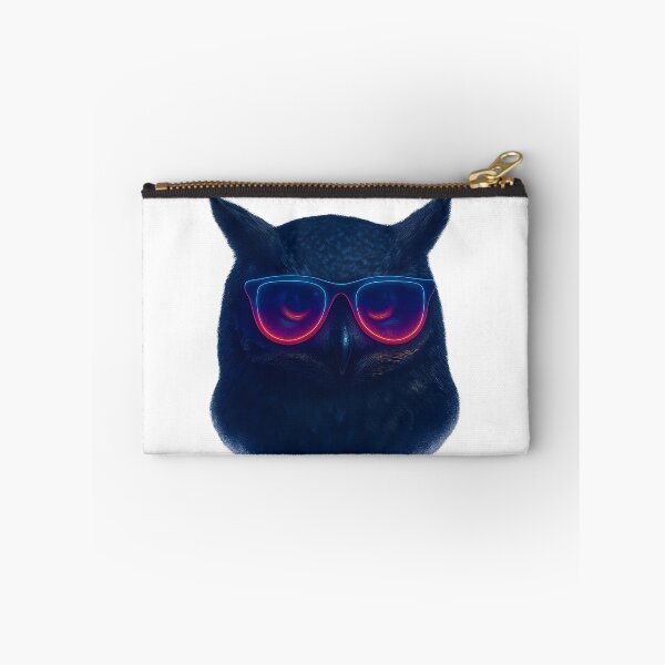 Item preview, Neon Owl with Glowing Sunglasses designed and sold by WolfPixelRo.
