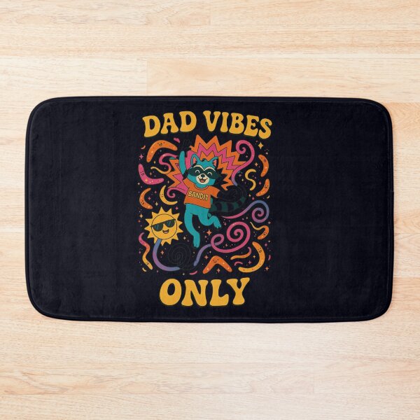 Item preview, Dad Vibes Only Retro Raccoon Cool Vibes designed and sold by Taans-Creation.