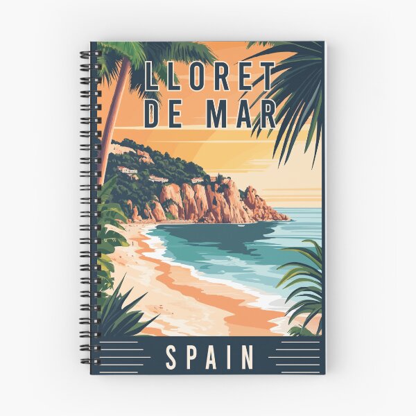 Item preview, Discover Mediterranean Beach of Lloret de Mar in Spain - Travel Art designed and sold by turtlestart.