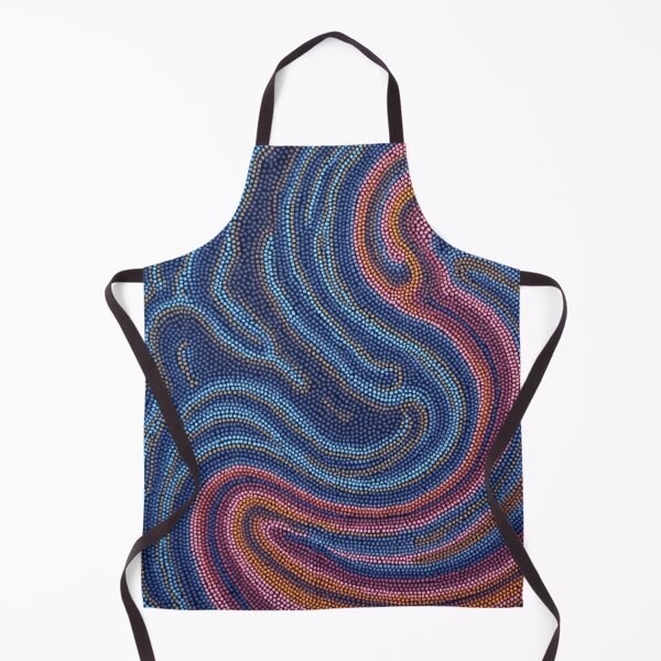 Item preview, Aboriginal Inspired Dot Art - Sunset Water Swirls designed and sold by GrinGalore.