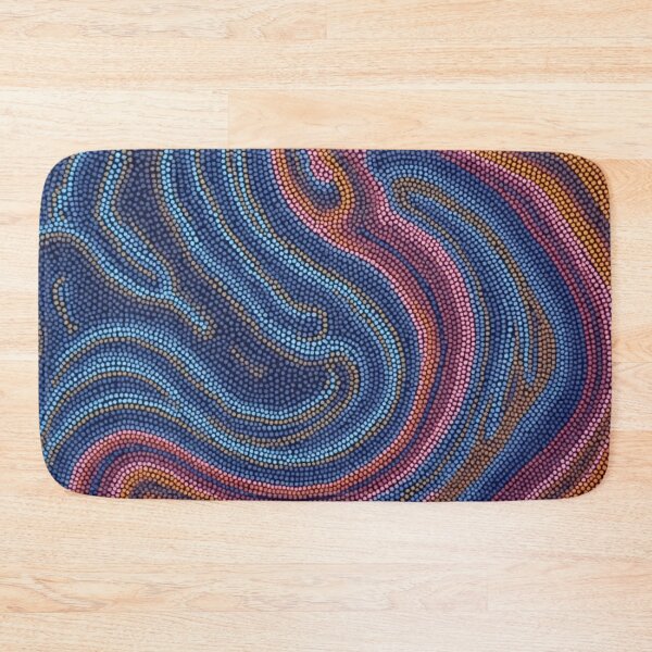 Item preview, Aboriginal Inspired Dot Art - Sunset Water Swirls designed and sold by GrinGalore.