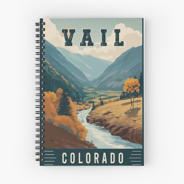 Item preview, Experience Mountain Ski Town Vail in Colorado - Travel Art designed and sold by turtlestart.