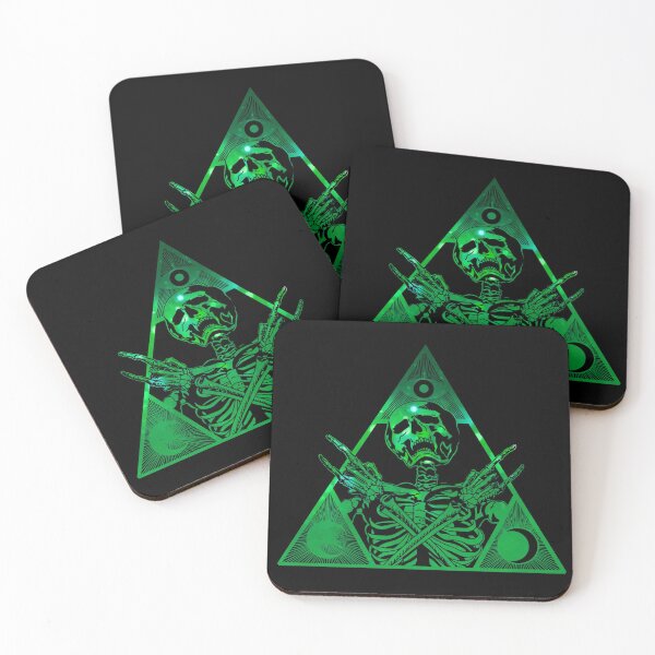 Item preview, Rockstar Skelly Green designed and sold by KILLIGREW-JACK.