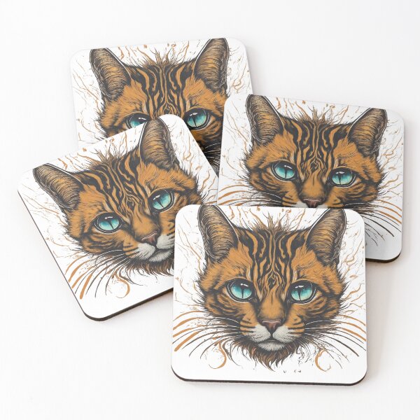 Item preview, Funny Cat Face Expression designed and sold by Brain shot.