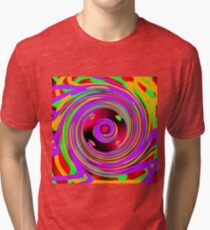 Psychedelic Spiral Tri-blend T-Shirt