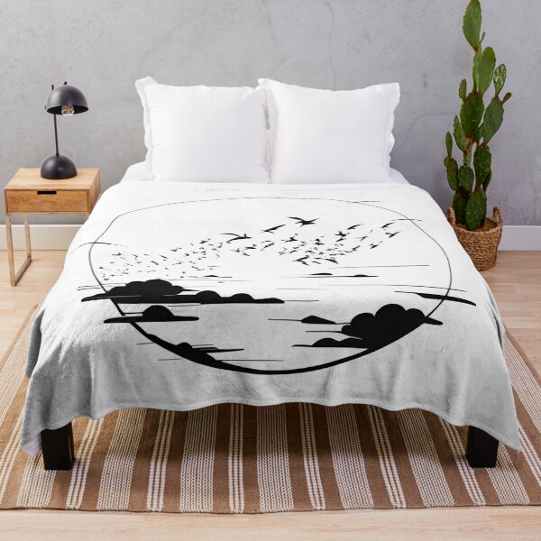Item preview,  Ocean Flight: Minimalist Seagull Silhouette designed and sold by ShadowAndSlate.