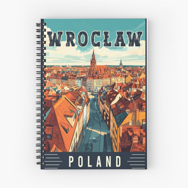 Item preview, Experience Colorful Old Town of Wrocław in Poland - Travel Art designed and sold by turtlestart.