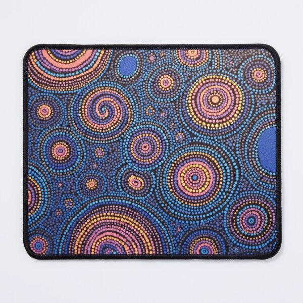 Item preview, Aboriginal Inspired Dot Art - With Sunset Water Drops designed and sold by GrinGalore.