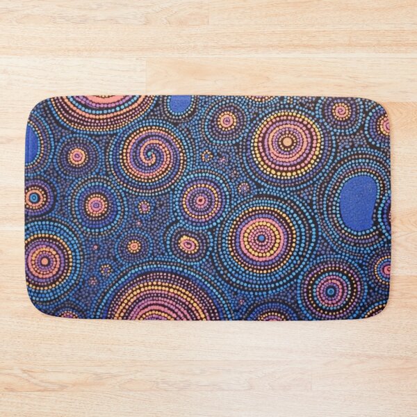 Item preview, Aboriginal Inspired Dot Art - With Sunset Water Drops designed and sold by GrinGalore.