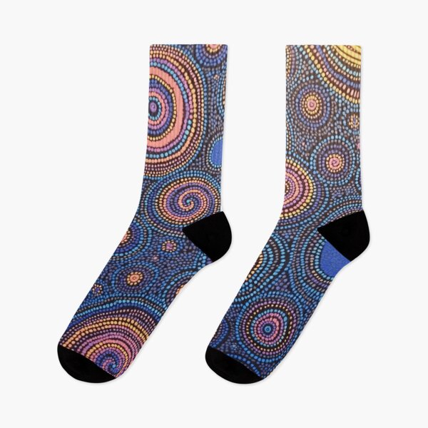 Item preview, Aboriginal Inspired Dot Art - With Sunset Water Drops designed and sold by GrinGalore.