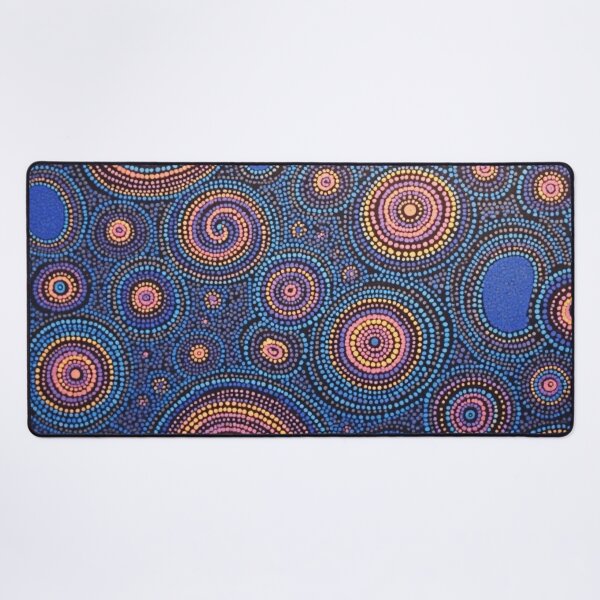 Item preview, Aboriginal Inspired Dot Art - With Sunset Water Drops designed and sold by GrinGalore.