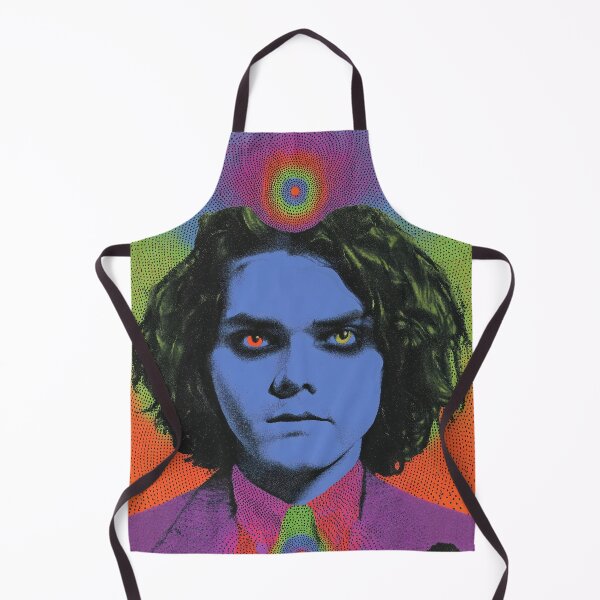 Item preview, Gerard Way Neo Psychedelic Aurreal Vintage Abstract Art designed and sold by Mystikos Art.