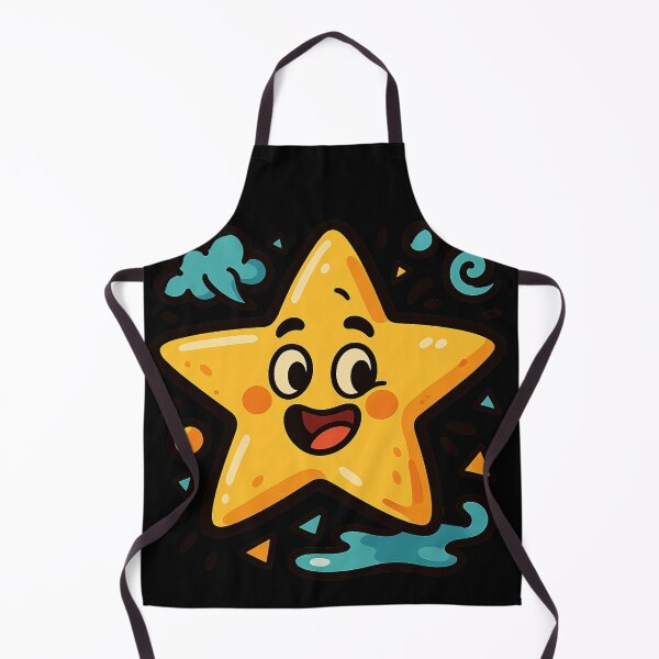 Item preview, Cheerful Cartoon Star | Kawaii Cute Face with Whimsical Vibes designed and sold by Nextgenofficial.