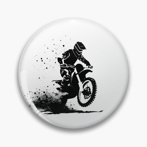 Item preview, Adrenaline Rush: Dynamic Motocross Ink Art designed and sold by ShadowAndSlate.