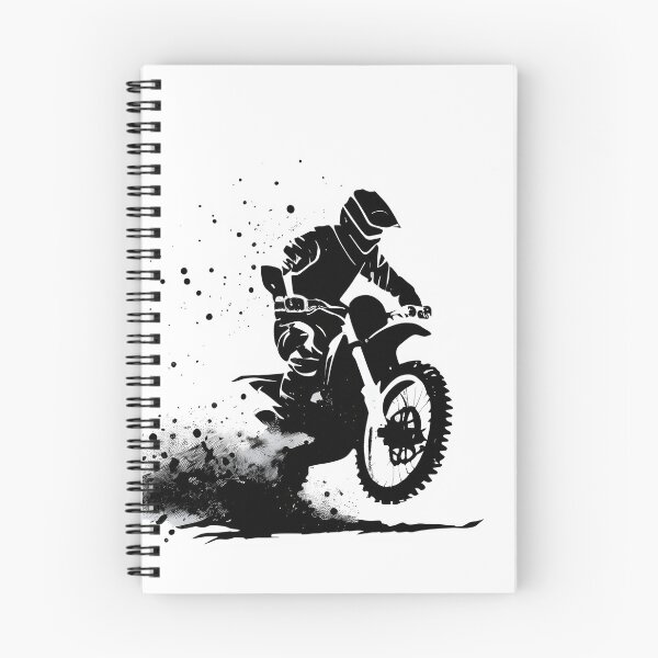 Item preview, Adrenaline Rush: Dynamic Motocross Ink Art designed and sold by ShadowAndSlate.