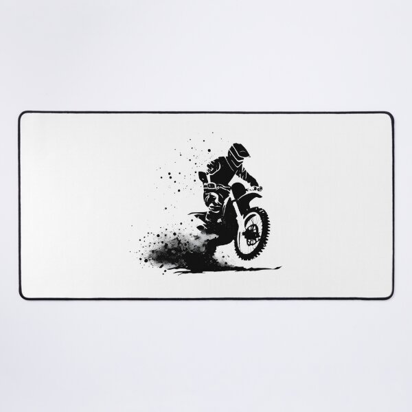 Item preview, Adrenaline Rush: Dynamic Motocross Ink Art designed and sold by ShadowAndSlate.