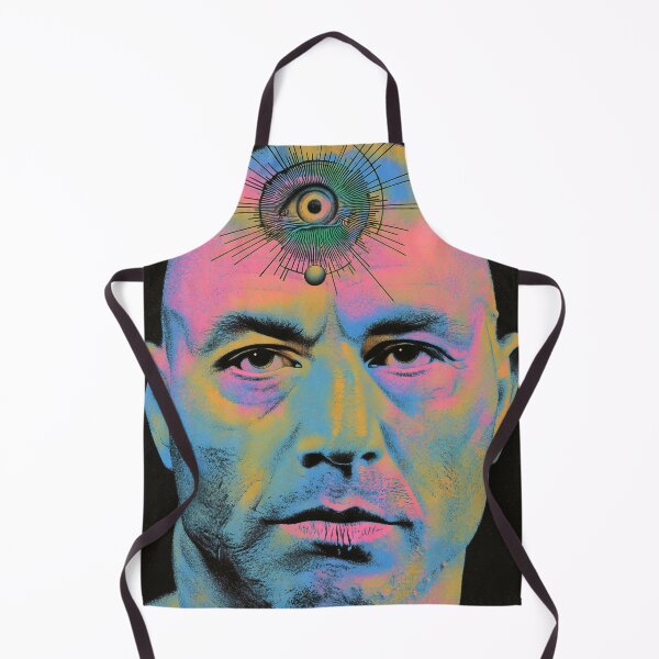 Item preview, Joe Rogan Surreal Neon Visionary Psychedelic Abstract Art designed and sold by Mystikos Art.