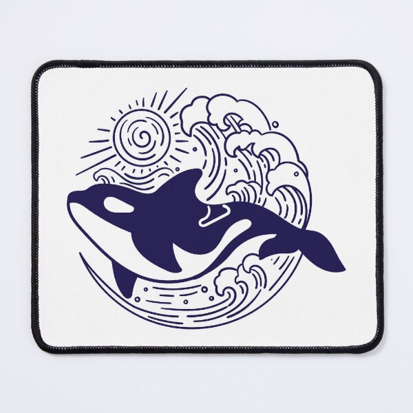Item preview, Majestic Orca Surfing Ocean Waves and Sunshine designed and sold by chillaxcats.