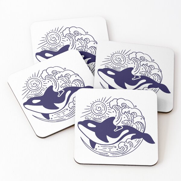 Item preview, Majestic Orca Surfing Ocean Waves and Sunshine designed and sold by chillaxcats.