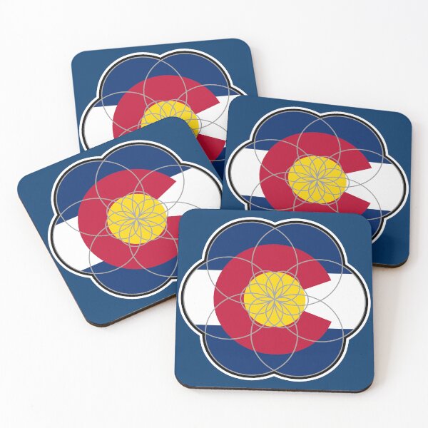 Item preview, Flower of Life 051725 07 Colorado Flag Iconography Series designed and sold by Lazarustci.
